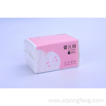 Baby Tissue Facial Sanitary Paper with Pink Package